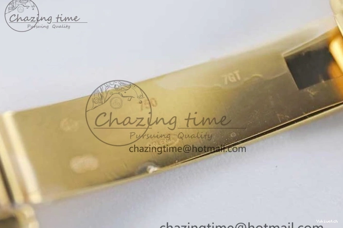 Bracelet YG 40mm Steel 904L 1:1 on YG TWF Dial Edition A2836 Best Crystal Date YG Day 0311